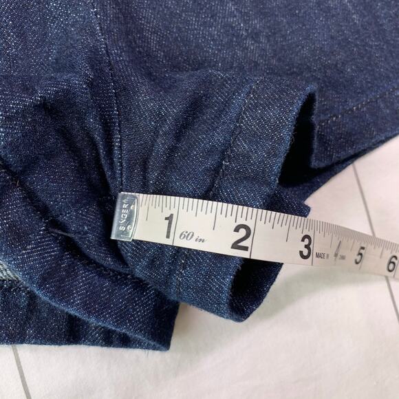 Rag & Bone Shorts Womens 26 Blue Resin Lace Up Denim Dark Wash Casual Comfort - Picture 10 of 11